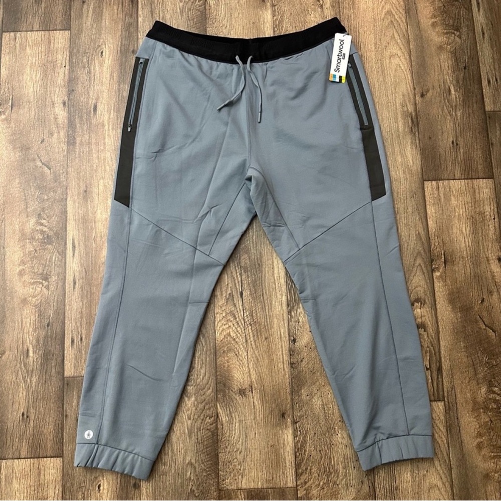 Smartwool Merino Wool Blend Fleece Jogger Pants Men’s Size 2XL Gray. NWT.